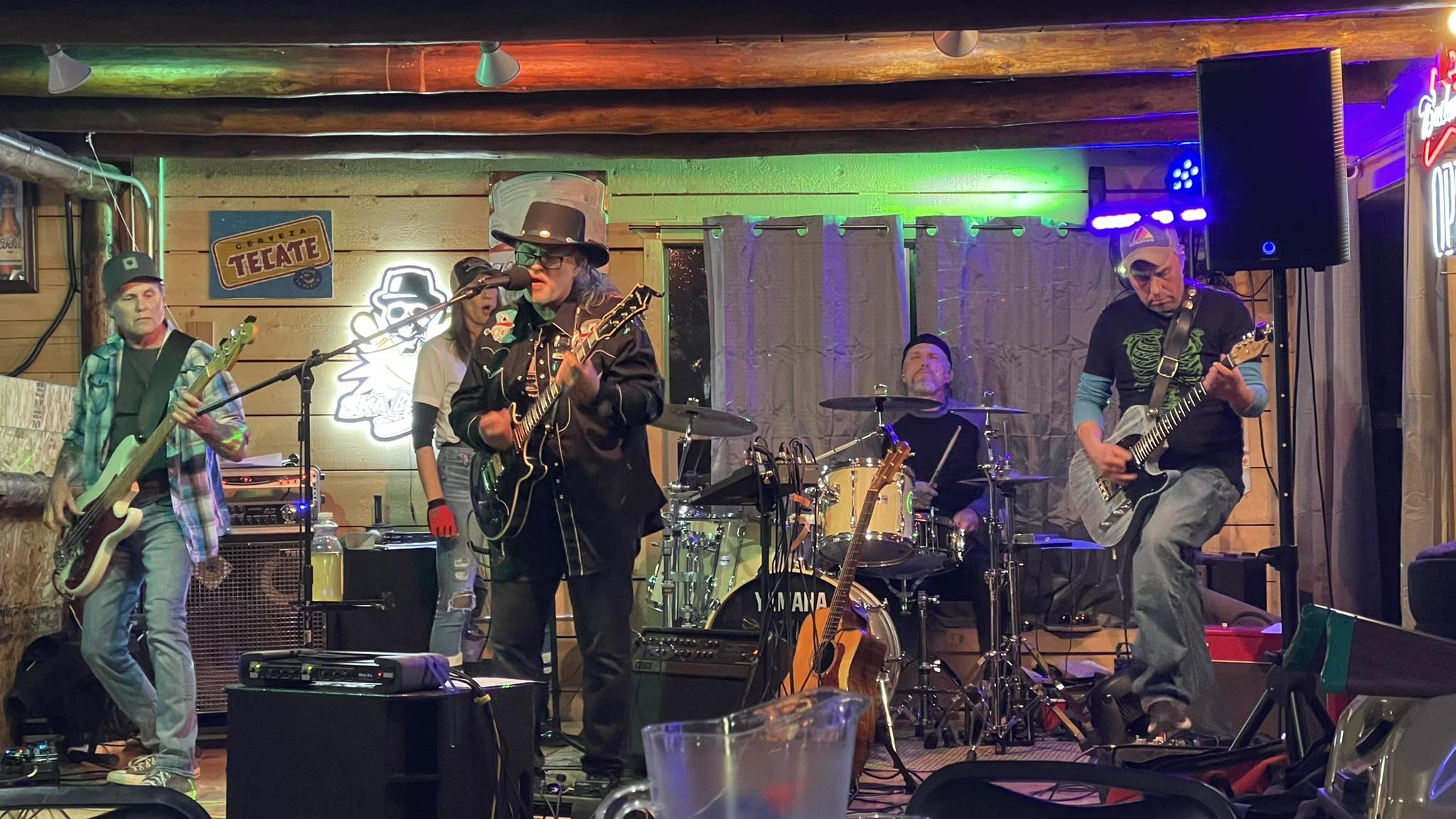 3ManCult playing live at Lost Goat Tavern - Bayfield Gem Village Colorado - classic roadhouse bar