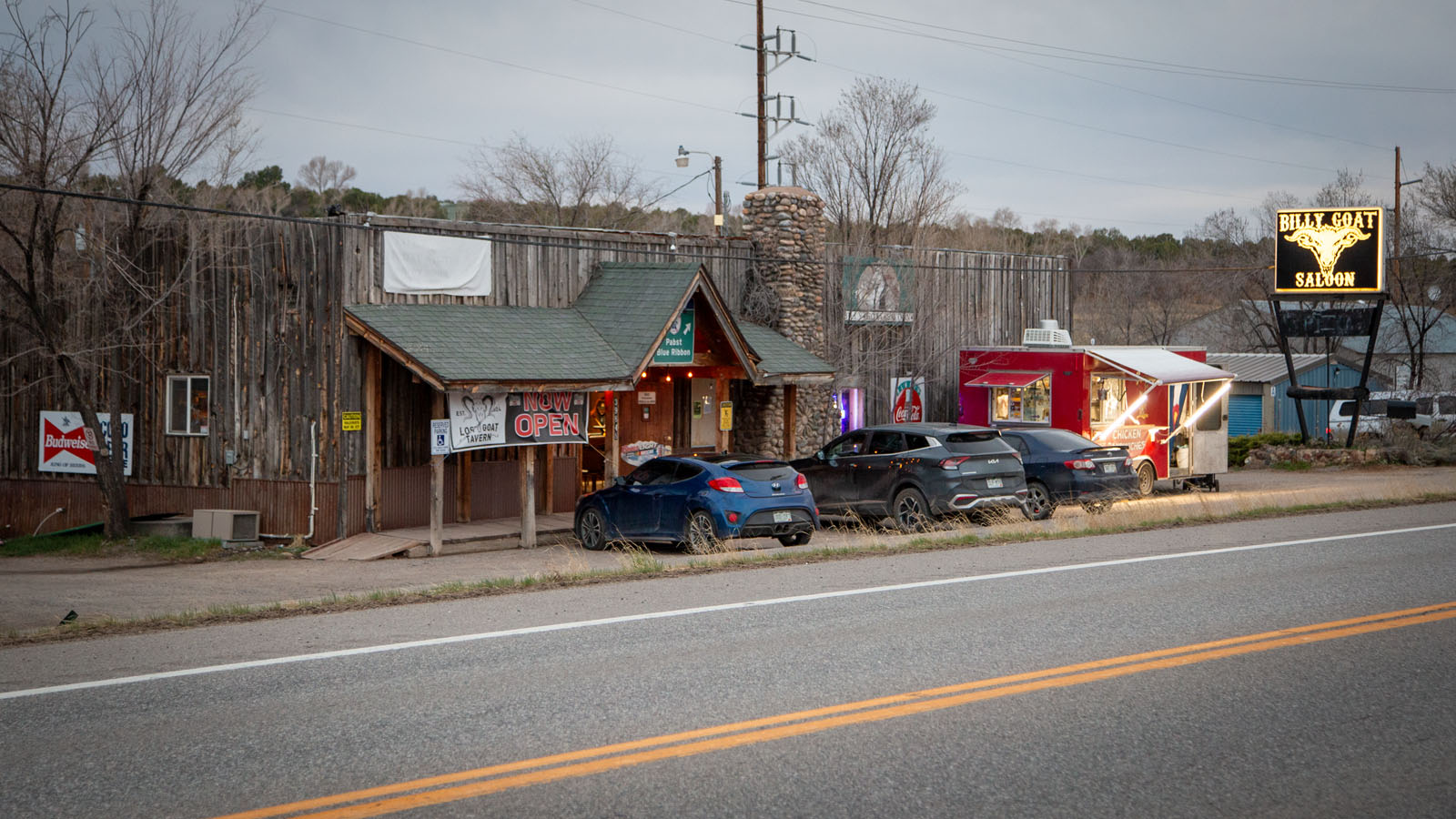 Lost Goat Tavern - formerly Billy Goat Saloon - Gem Village Bayfield Colorado - classic roadhouse bar with live music and pool